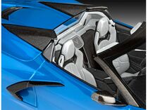 Maquette voiture de sport : Model Set Corvette C8 Cabriolet 1/25- Revell 67750