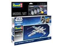 Maquette Star Wars : Model set The Mandalorian : New Republic X-Wing Fighter 1/57 - Revell 66791
