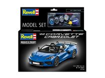 Maquette voiture de sport : Model Set Corvette C8 Cabriolet 1/25- Revell 67750