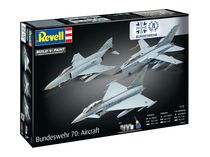 Maquettes d'avions militaires : Coffret 70 ans des avions de la Bundeswehr 1/72 - Revell 05627 5627