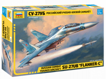 Maquette d'avion militaire : SukhoÏ SU‐27B Flanker C - 1/72 - Zvezda 7294 07294