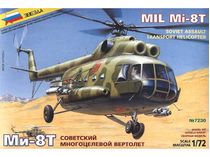 Maquette d'hélicoptère militaire : Mil Mi-8T - 1/72 - Zvezda 7230