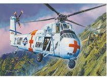 Maquette hélicoptère médicalisé : Sikorsky CH-34 US Army 1970 - 1:48 - Trumpeter 64103