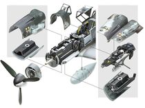 Maquette avion : Messerschmitt Bf109 G-6 1/48 - Tamiya 61128