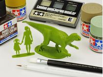 Maquette de dinosaure à clipser et à peindre : Fukuisaurus au 1/35 - Tamiya 28502
