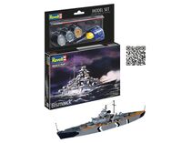Maquette de bateau militaire : Model set Cuirassé bismark - 1/1200 -
Revell 65802
