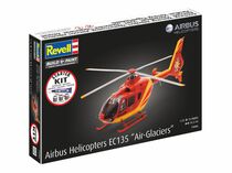 Maquette hélicoptère de transport : Starter kit Airbus EC135 Air-Glaciers - 1/72 - Revell 74986
