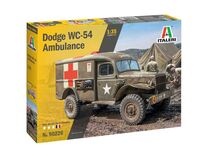 Maquette de véhicule militaire : Dodge WC54 Ambulance au 1/35 - Italeri 90226