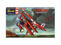 Maquette avion militaire allemand : Fokker Triplane DR.1 - 75 ans 1/28 - Revell 03762  3762