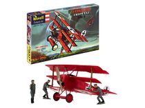 Maquette avion militaire allemand : Fokker Triplane DR.1 - 75 ans 1/28 - Revell 03762  3762