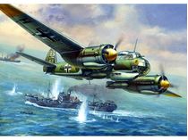 Maquette d'avion militaire : Bombardier Junker Ju‐88 A4 - 1/200 - Zvezda 6186