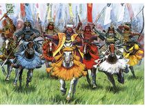 Figurines soldats japonais : Cavaliers Samourais - 1/72 - Zvezda 08025