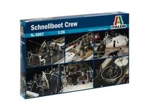 Figurines militaires : Équipage Schnellboot S100 - 1/35 - Italeri 05607 5607