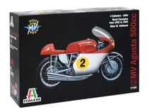 Maquette moto 4 cylindres MV Agusta 500 cc 1964 -  Italeri 04630