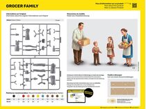 Coffret cadeau figurines : Starter Kit Famille d'épiciers 1/24 - Heller 58758