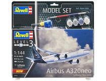 Boîte maquette avion civil : Model set Airbus A320 Neo - 1:144 - Revell 63942