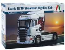 Maquette camion : Scania R730 Streamine ‐ Highline cab - 1:24 - Italeri 03932