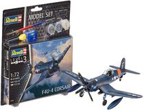 Maquette avion : Model Set F4U-4 Corsair - 1:72 - Revell 63955