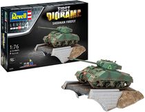 Maquette militaire : 1er Set Diorama - Sherman Firefly - 1:76 - Revell 03299 3299