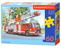 Puzzle Camions de pompiers 60 pièces - Castorland 06595