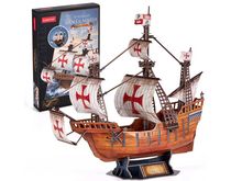 Maquette Puzzle 3D : Santa Maria - Cubic Fun T4038H