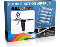 Outil de modélisme : Aérographe alimenté par gravité double action - Belkits BELAIR001