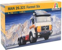 Maquette Camion MAN 26.321 Formel 6 1/24 - Italeri 756