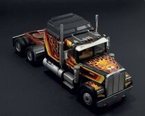 Maquette de camion : Freightliner Aerodyne au 1/24 - Italeri 90785