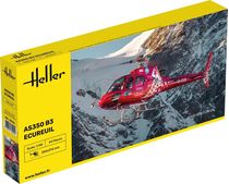 Maquette hélicoptère : AS350 B3 Ecureuil 1/48 - Heller 80490
