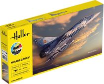 Kit de modélisme avion militaire : Starter Kit Mirage 2000 C 1/72 - Heller 56303