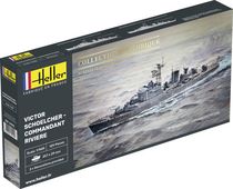 Maquette bateau : Victor Schoelcher - Commandant Riviere - 1:400 - Heller 81015