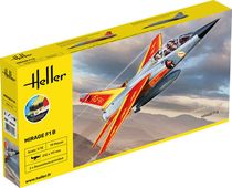 Maquette avion militaire : Starter Set Mirage F1 1/72 - Heller 35319