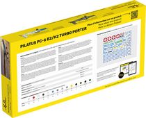 Maquette avion : Starter Kit Pilatus PC-6 B2/H2 Turbo Porter - Heller 35410