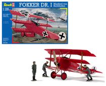Maquette avion militaire : Fokker Dr.I "Richthofen" WWI - 1:28 - Revell 04744