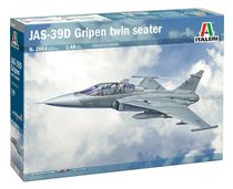 Maquette d'avion militaire : JAS-39D Gripen Biplace 1/48 - Italeri 2664