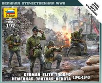 Figurines militaires : Troupes Elite Allemandes 1939-43 - 1/72 - Zvezda 6180