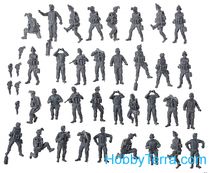 Figurines militaires : Equipage de char US Army moderne - 1/72 - Caesar 00103