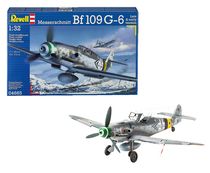 Maquette d'avion : Messerschmitt Bf109 G-6 Late & early version - 1:32 - Revell 04665