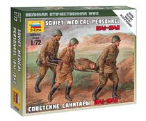 Figurines militaires : Personnel médical soviétique - 1/72 - Zvezda 6152