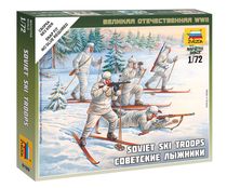 Figurines militaires : Troupes à ski Soviétiques - 1/72 - Zvezda 6199