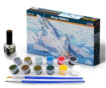 Maquette d'avion de chasse : Starter set : Mirage "2000 C-5" au 1:72 - Mistercraft SF-70