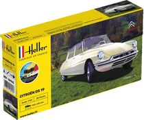 Maquette voiture de collection : Citroën DS 19 1:43 - Heller 80162
