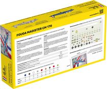 Maquette avion : Starter Kit Fouga Magister CM 169 - 1:72 - Heller 56220