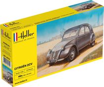 Maquette voiture de collection : Citroën 2cv - Heller 80175