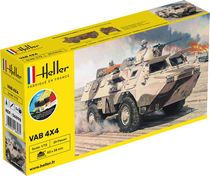 Maquette militaire : Starter Kit VAB 4X4 1/72 - Heller 56898