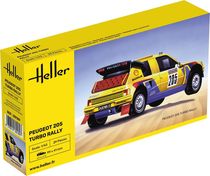 Maquette voiture : Peugeot 205 Turbo Rally 1/43 - Heller 80189