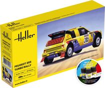 Maquette voiture : Starter Kit Peugeot 205 Turbo Rally 1/43 - Heller 56189