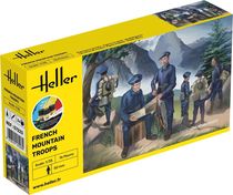 Figurines militaires : Starter Kit Troupes françaises de montagne 1/35 - Heller 57223