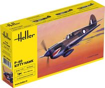 Maquette avion britannique : P-40 Kitty Hawk 1/72 - Heller 80266