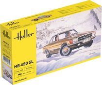 Maquette de voiture : MB 450 SL 1/43 - Heller 80171